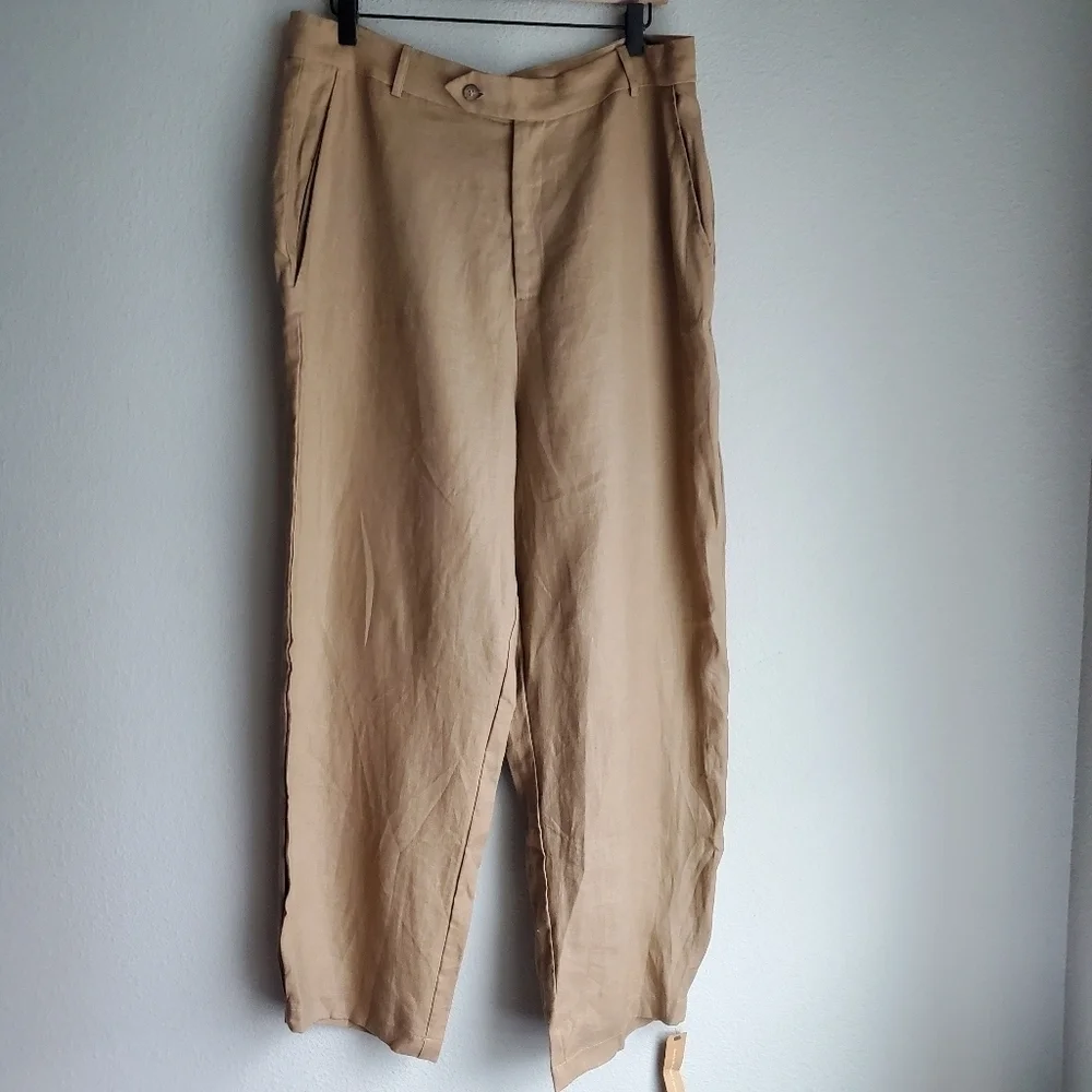 Reformation Fallon Pants in Khaki size 12 NWT